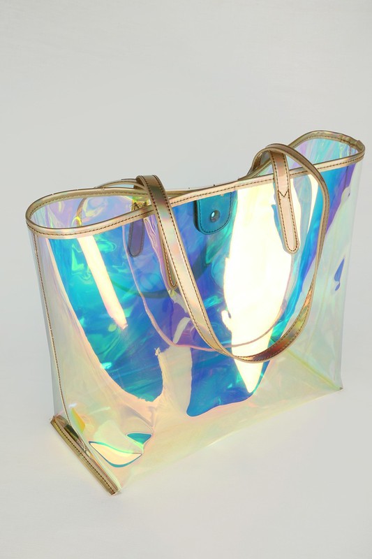 HOLOGRAPHIC TOTE BAG