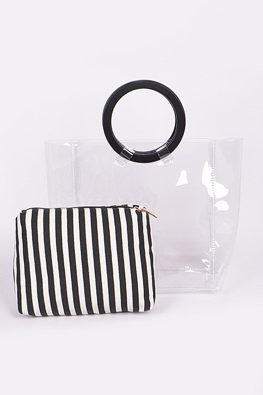 2 In 1 TRANSPARENT BAG SET