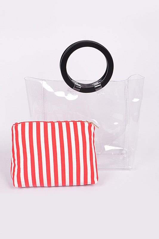 2 In 1 TRANSPARENT BAG SET