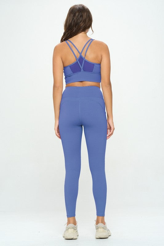 LULULEMON DUPE TOP AND LEGGINGS SET