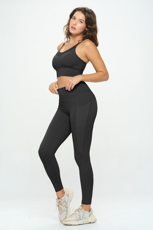 LULULEMON DUPE TOP AND LEGGINGS SET