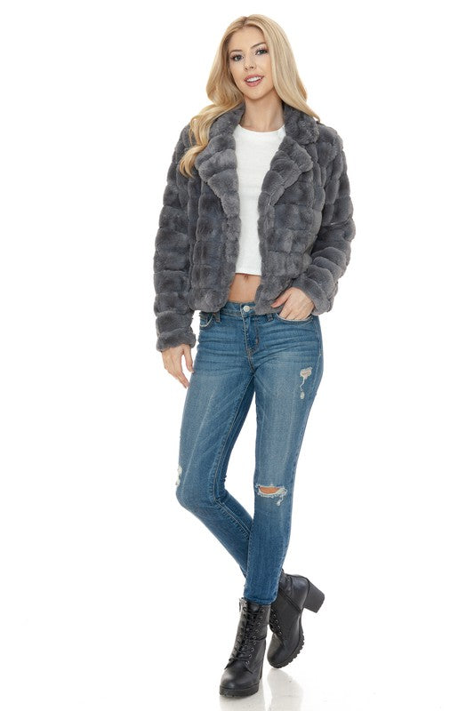 FAUX FUR JACKET