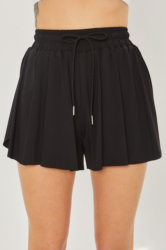 ACTIVEWEAR TWO IN ONE DRAWSTRING SHORTS