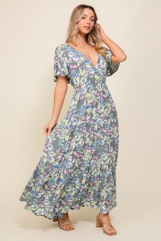 ARYA FLORA MAXI DRESS