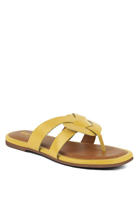 ANGELES FLAT SLIP ON SANDALS