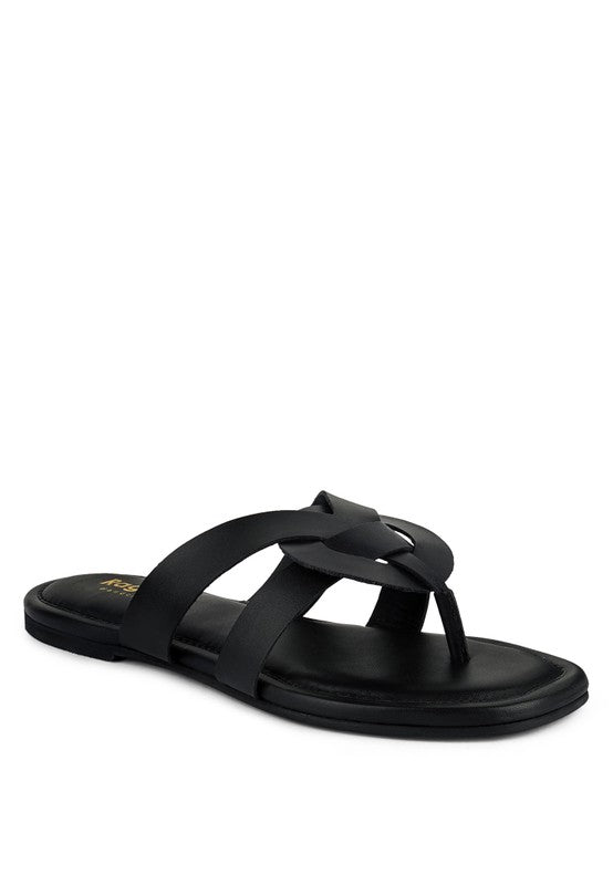 ANGELES FLAT SLIP ON SANDALS