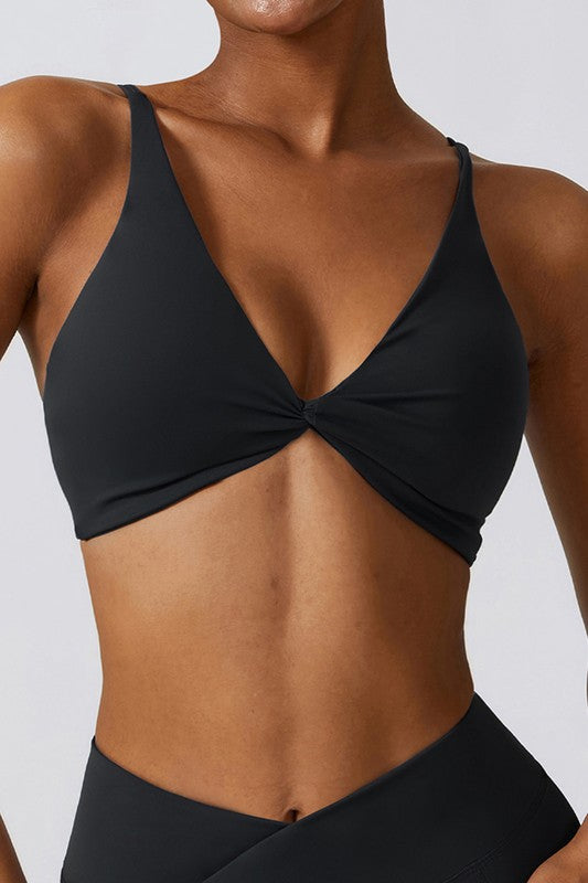 TWIST FRONT BRA TOP