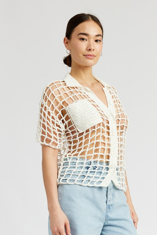 BOLD CROCHET SHIRT