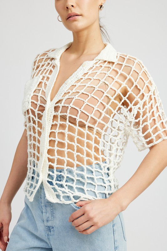 BOLD CROCHET SHIRT