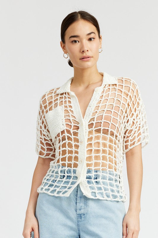 BOLD CROCHET SHIRT