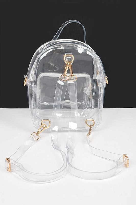 TRANSPARENT SMALL BACKPACK