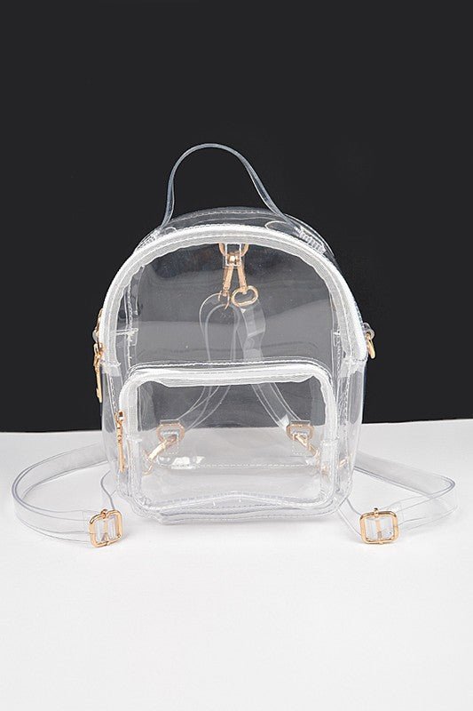 TRANSPARENT SMALL BACKPACK