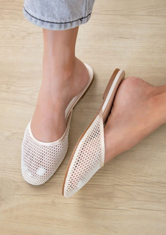 LEVI SLIP ON MESH FASHIONABLE FLATS