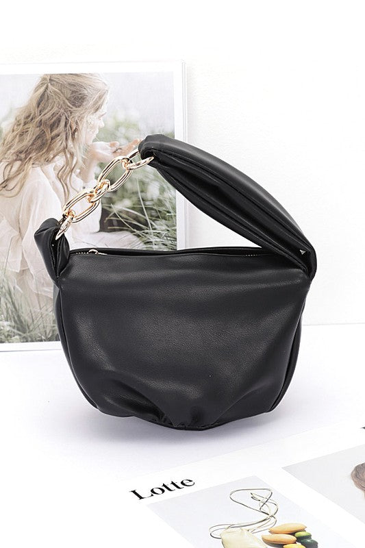 CHUNKY CHAIN HANDLE MINI BAG