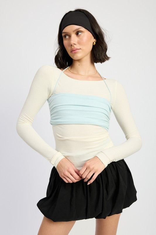 LAYERED LONG SLEEVE TOP