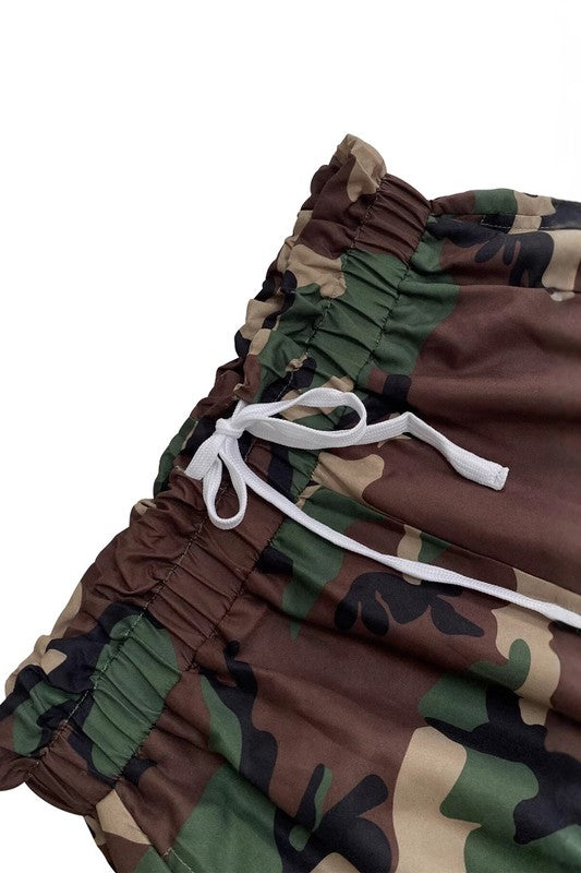 HAREM STYLE CARGO PANTS