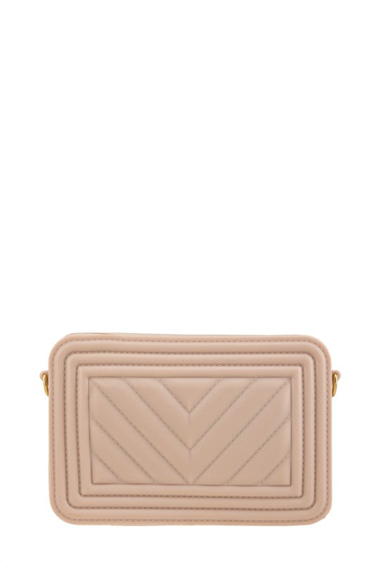 SQUARE JELLY CHAIN CROSSBODY BAG