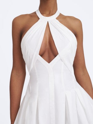 MISS CIRLE JORDYN KEYHOLE HALTER MINI DRESS