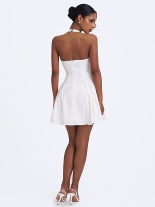 MISS CIRLE JORDYN KEYHOLE HALTER MINI DRESS