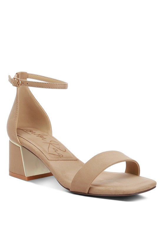 ESHE BLOCK HEEL SANDALS