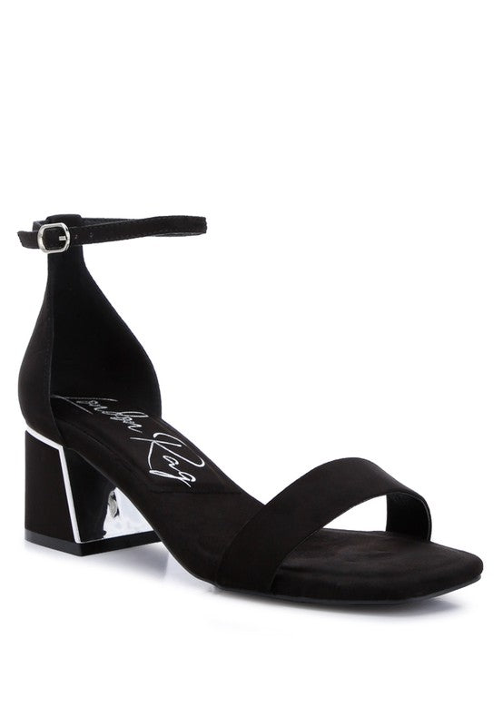 ESHE BLOCK HEEL SANDALS