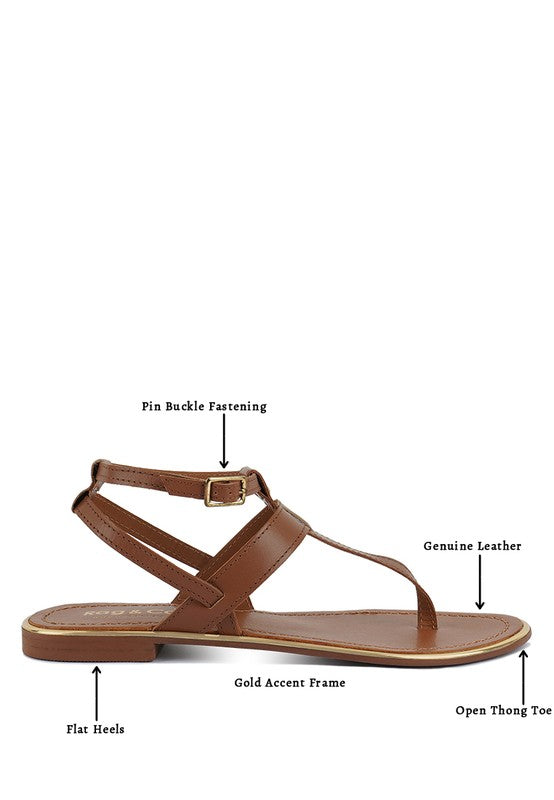 IRENE FLAT THONG SANDALS