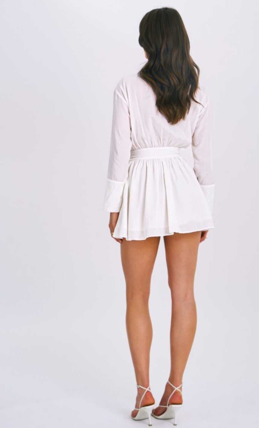 MISS CIRCLE JAMILA MINI SHIRT DRESS