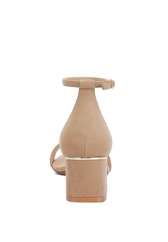 ESHE BLOCK HEEL SANDALS