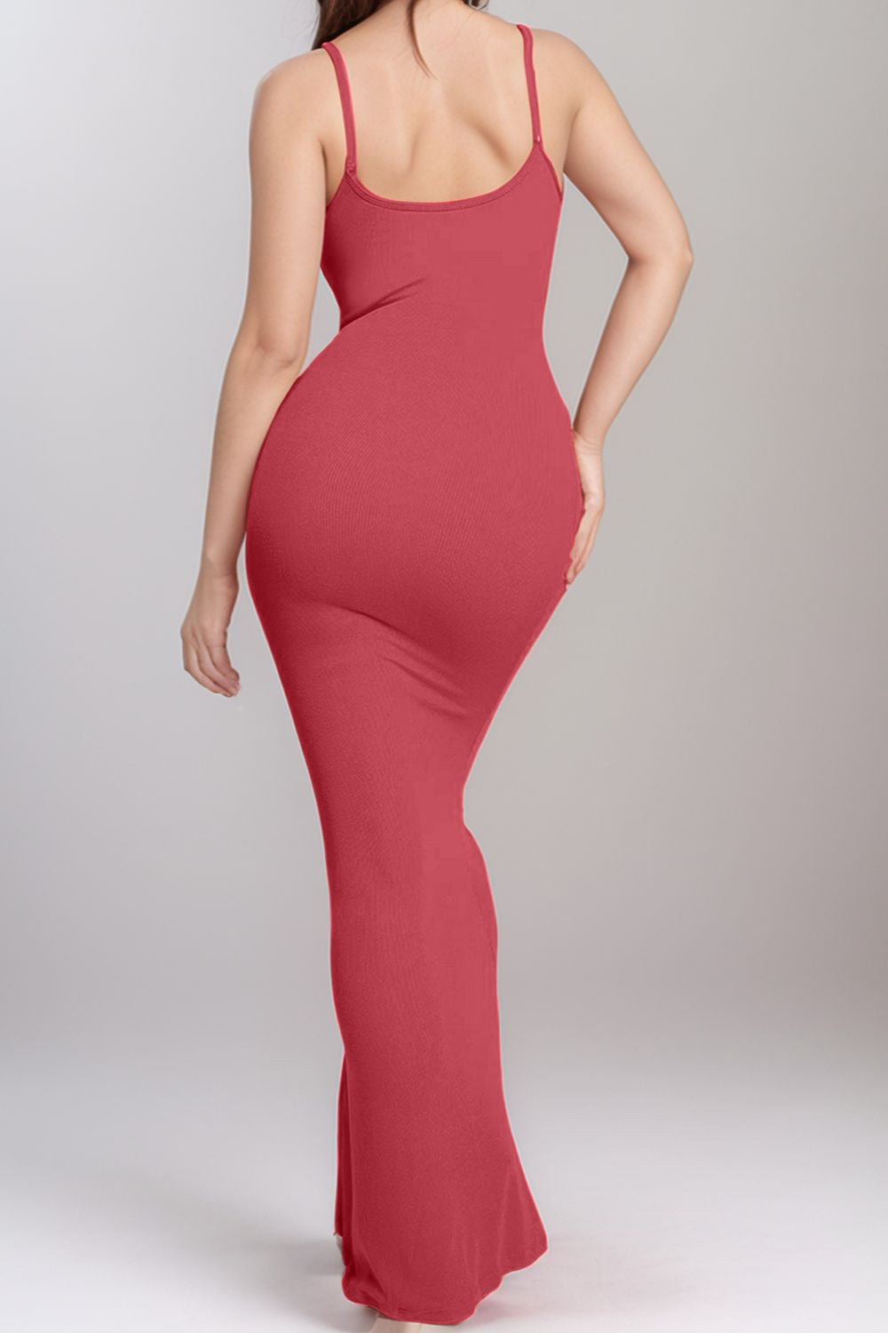 BASIC BAE BUILT-IN SHAPE WEAR SLEEVELESS MAXI DRESS