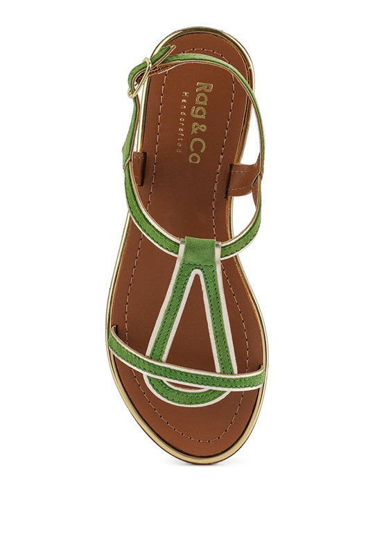 FEODORA FLAT SLIP ON SANDALS