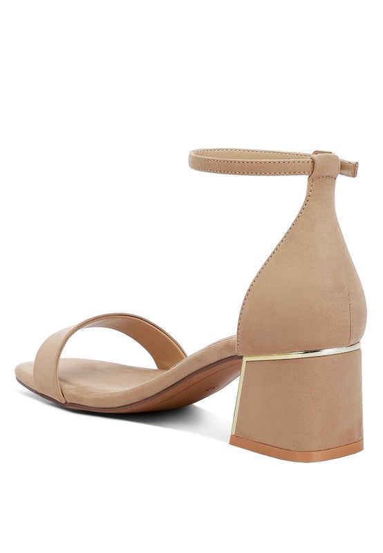 ESHE BLOCK HEEL SANDALS