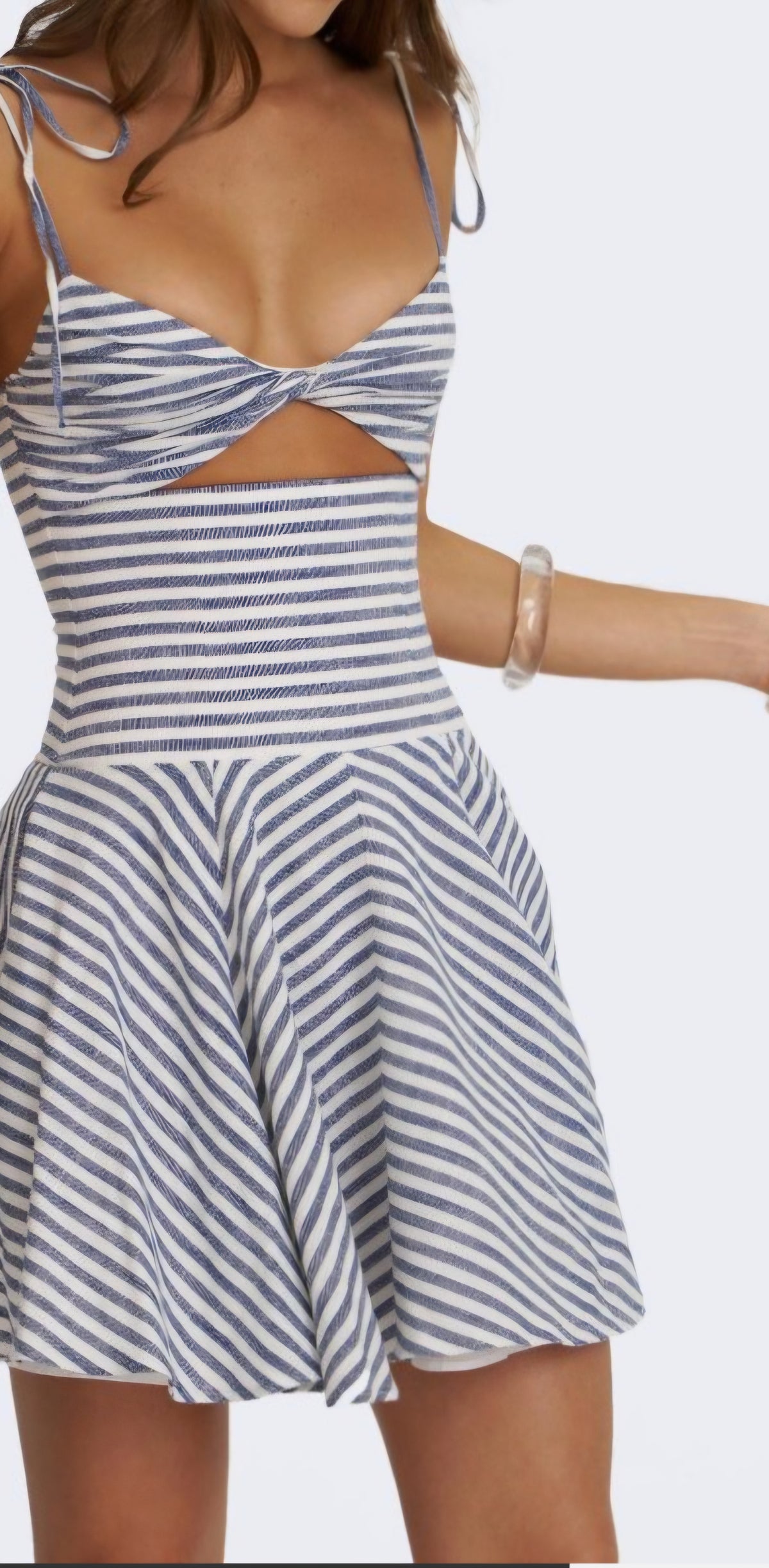 MISS CIRCLE VINAYA FLARED MINI DRESS
