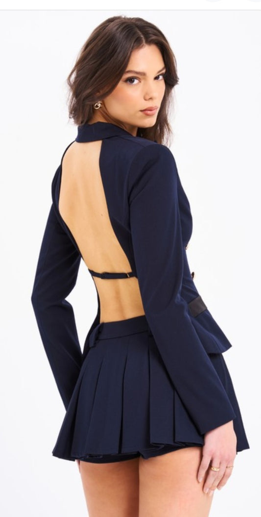 MISS CIRCLE NAYSA PLEATED MINI SKORT
