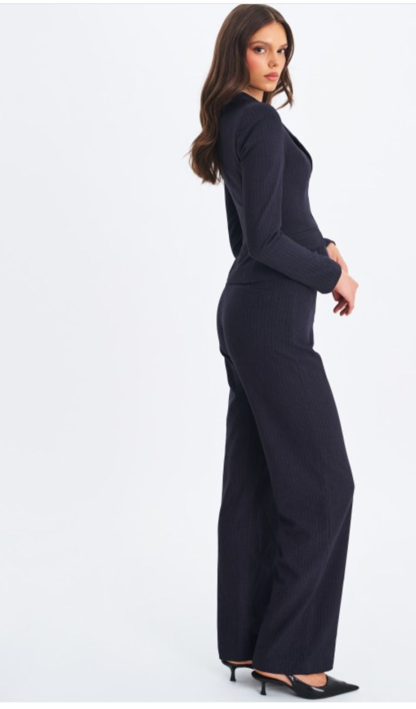 MISS CIRCLE QUINNIE SINGLE BREASTED PEPLUM BLAZER