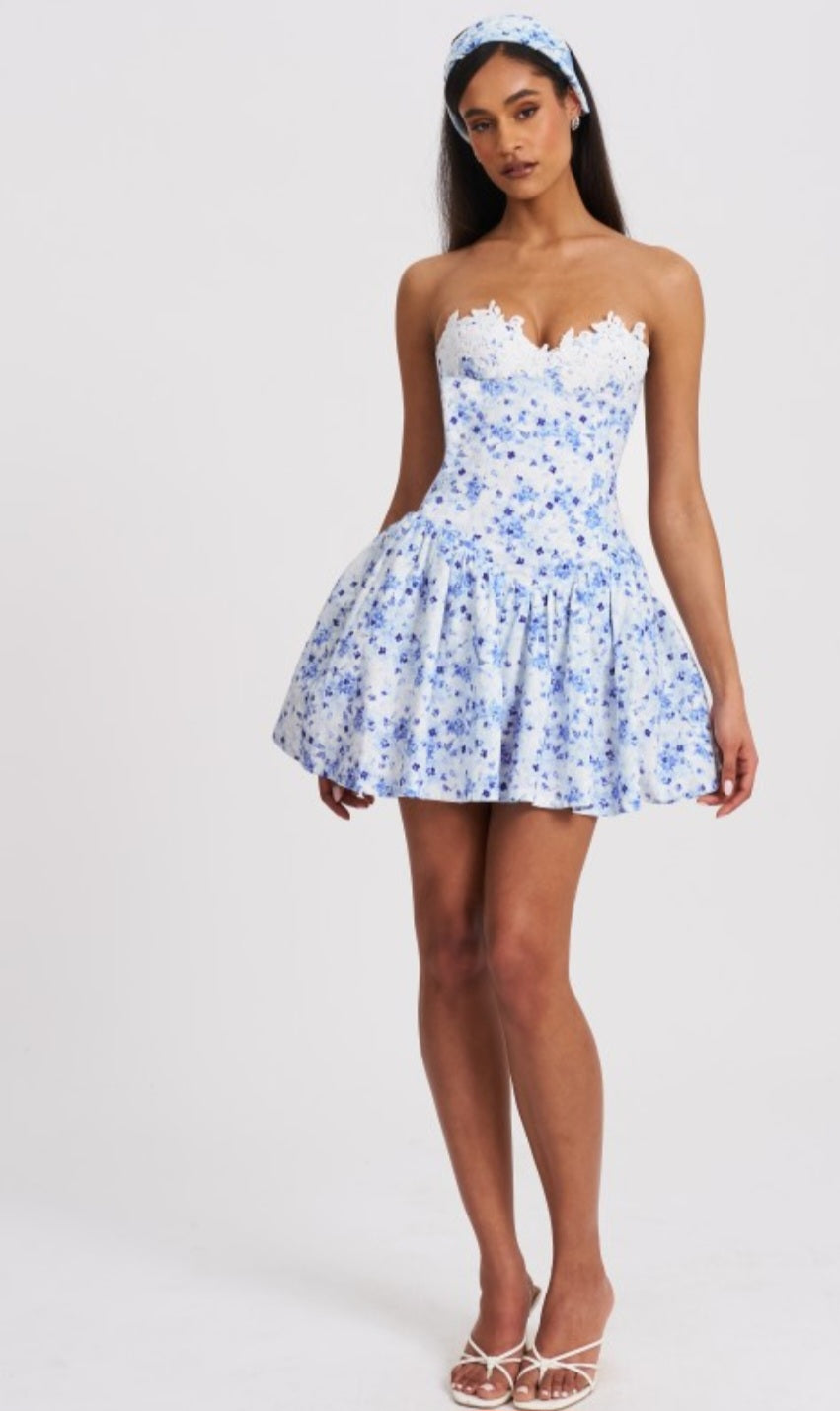 MISS CIRCLE SACHA BUSTIER MINI DRESS