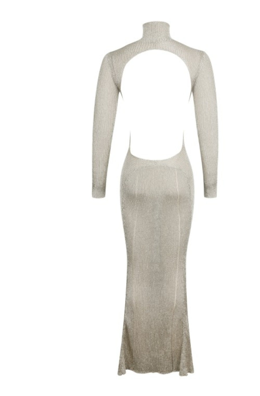 MISS CIRCLE SHAY STRETCH KNIT BACKLESS DRESS