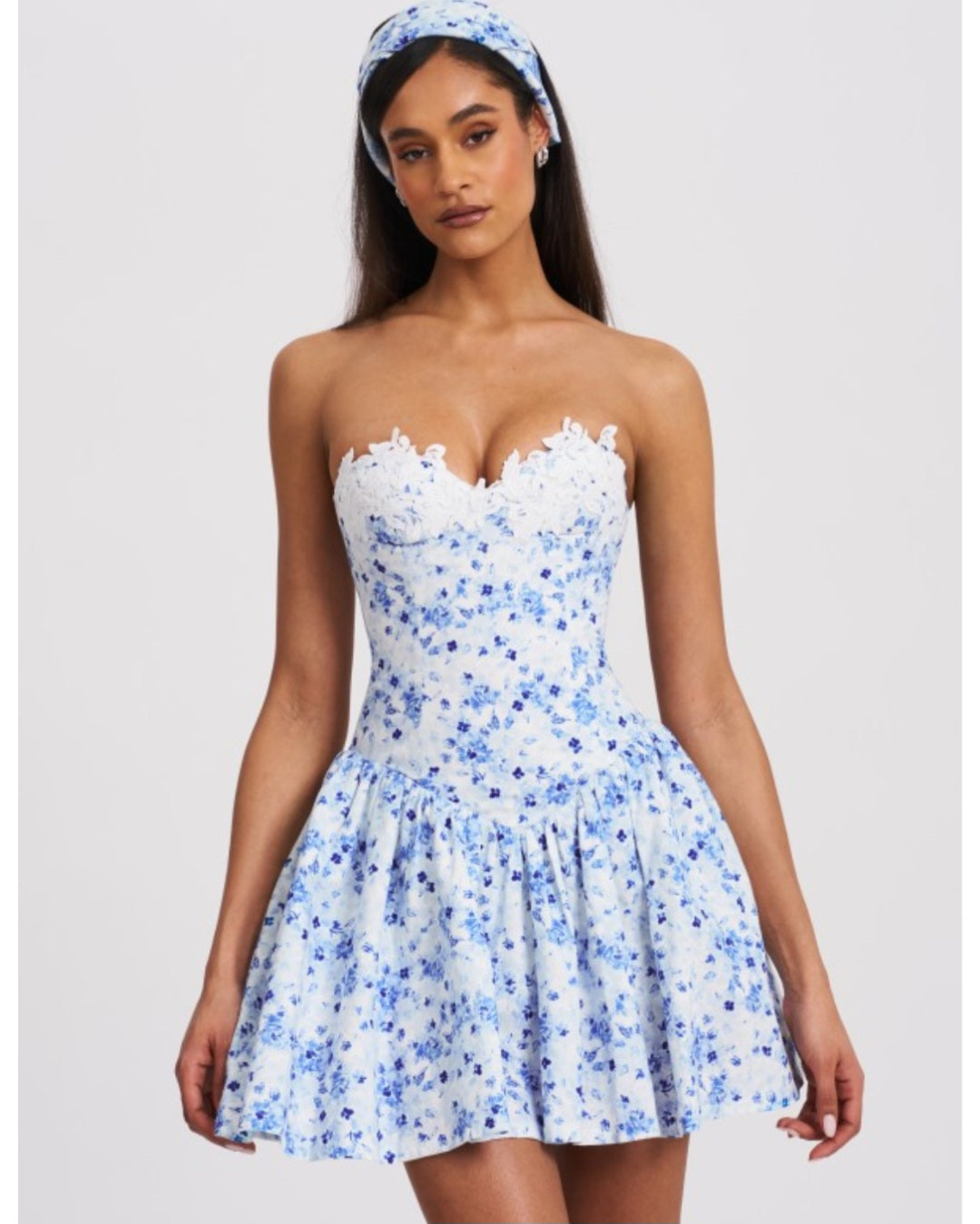 MISS CIRCLE SACHA BUSTIER MINI DRESS