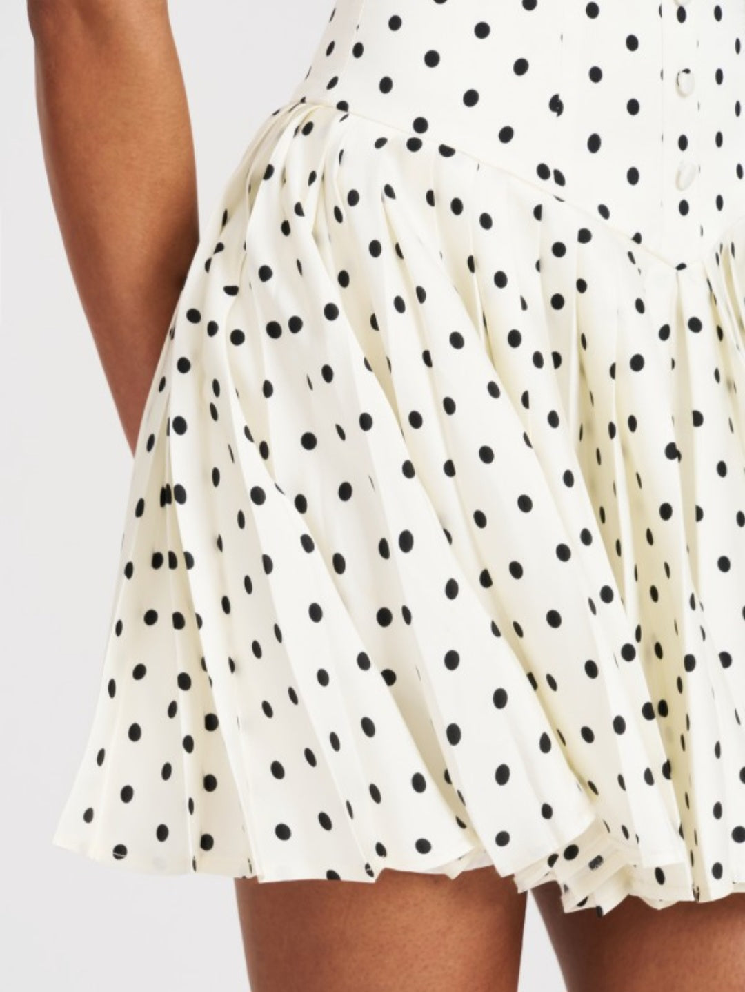 MISS CIRCLE EDELINE POLKA DOT MINI DRESS